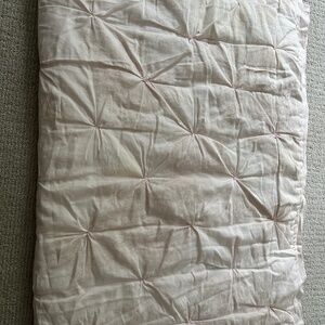 Monique Lhuillier ethereal lace baby quilt